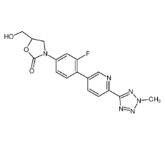 3-[3-氟-4-[6-(2-甲基-2H-四唑-5-基)-3-吡啶基]苯基]-5-(羥基甲基)-2-惡唑烷酮|856866-72-3 