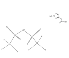 1-羧甲基-3-甲基咪唑雙(三氟甲烷磺酰)亞胺鹽|671793-16-1 