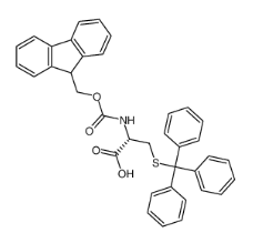 N-Fmoc-S-三苯甲基-D-半胱氨酸|167015-11-4 