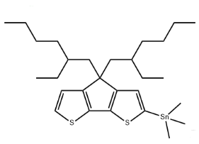 [4,4-雙(2-乙基己基)-4H-環(huán)戊二烯[2,1-b:3,4-b']二噻吩-2-基]三甲基-錫烷|1380238-73-2 