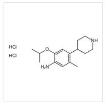 5-甲基-2-(1-甲基乙氧基)-4-(4-哌啶)-苯胺二鹽酸鹽|1380575-45-0 