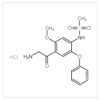 2-氨基-1-(2-甲氧基-4-甲磺酰胺基-5-苯氧基苯基)乙酮鹽酸鹽|149436-41-9 