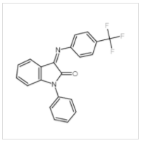 (Z)-1-苯基-3-(4-(三氟甲基)苯基亞氨)吲哚啉-2-酮|303984-47-6 