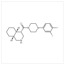 ((4S,4as,8ar)-去氫異喹啉-4-基)(4-(3,4-二氟苯基)哌嗪-1-基)甲酮|362611-66-3 