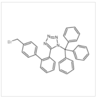 N-(三苯基甲基)-5-(4'-溴甲基聯(lián)苯-2-基)四氮唑|124750-51-2 