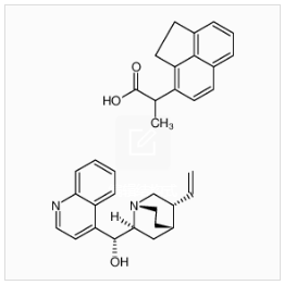 (R)-喹啉-4-基((1S,2S,4S,5R)-5-乙烯基奎寧環(huán)-2-基)甲醇 2-(1,2-二氫苊烯-3-基)丙酸酯|1109-96-2 