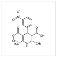 2,6-二甲基-5-甲氧羰基-4-(3-硝基苯基)-1,4-二氫吡啶-3-羧酸|74936-72-4 