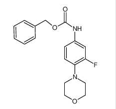(3-氟-4-嗎啉-4-基苯基)氨基甲酸芐酯|168828-81-7 