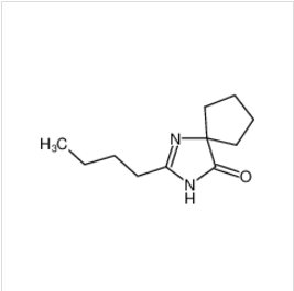 2-丁基-1,3-二氮雜螺環(huán)-[4,4]壬-1-烯-4酮|138402-05-8		 