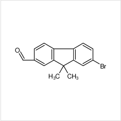 7-溴-9,9-二甲基-9H-芴-2-甲醛	|944940-90-3	 